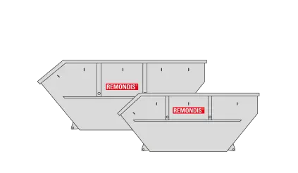 Offene Absetzcontainer, REMONDIS Büdingen