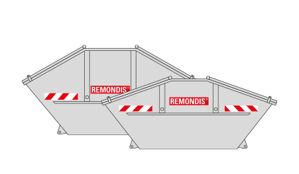 Absetzcontainer mit Deckel, REMONDIS Büdingen