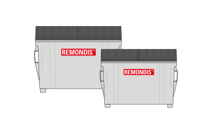 Umleerbehälter, REMONDIS Büdingen